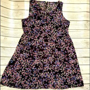Express navy floral dress-medium